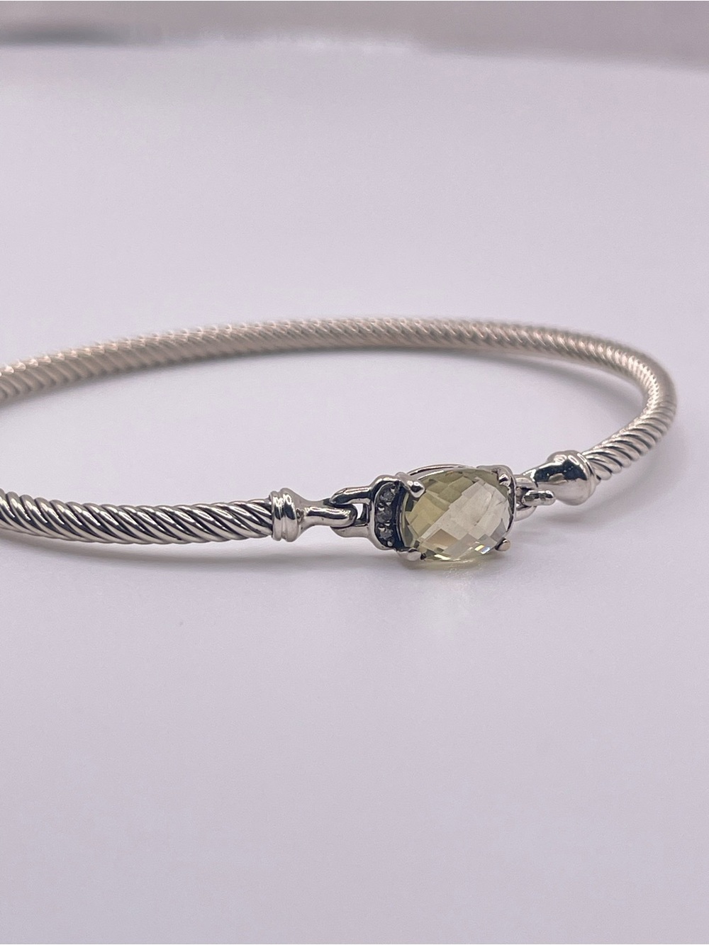 David Yurman Chatelaine Bracelet with Diamonds and Lemon Citrine - Picture 6 of 13